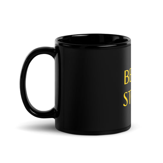 Be The Storm Black Glossy Mug