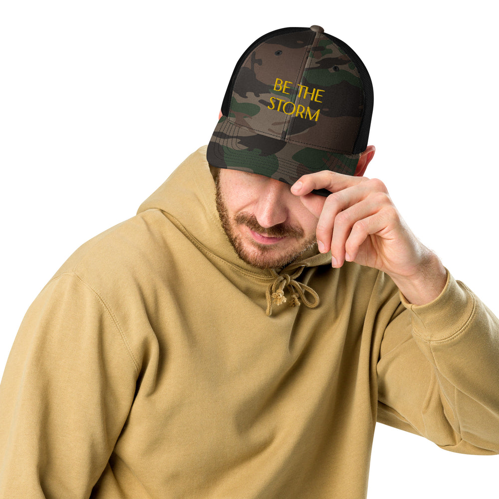 BE THE STORM Camo Hat
