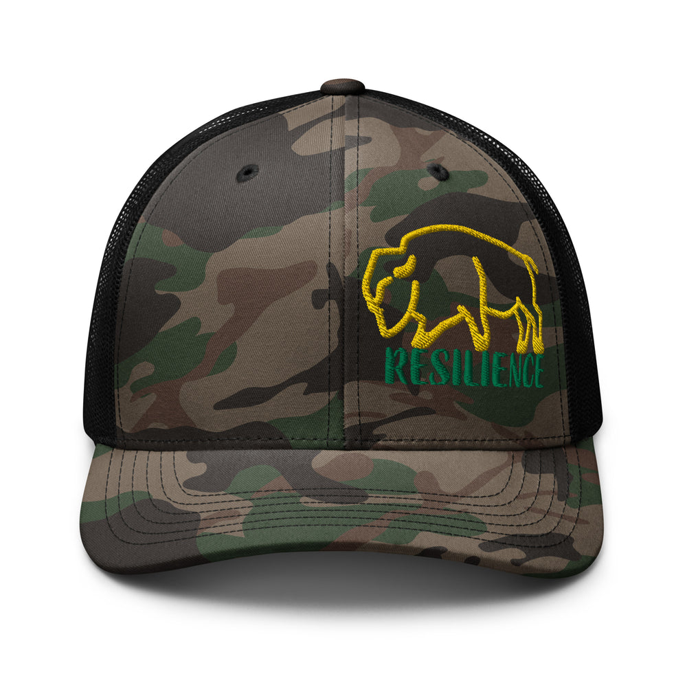 Bison Camouflage trucker hat