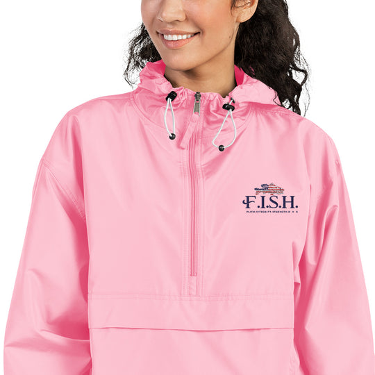 FISH Embroidered Champion Packable Jacket