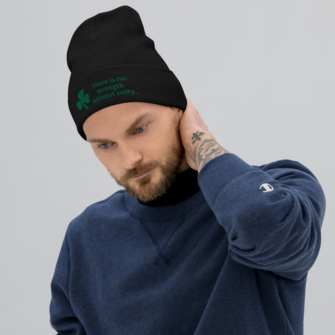 Irish Proverb Embroidered Beanie