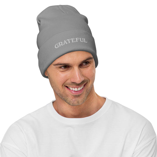 Grateful Embroidered Beanie