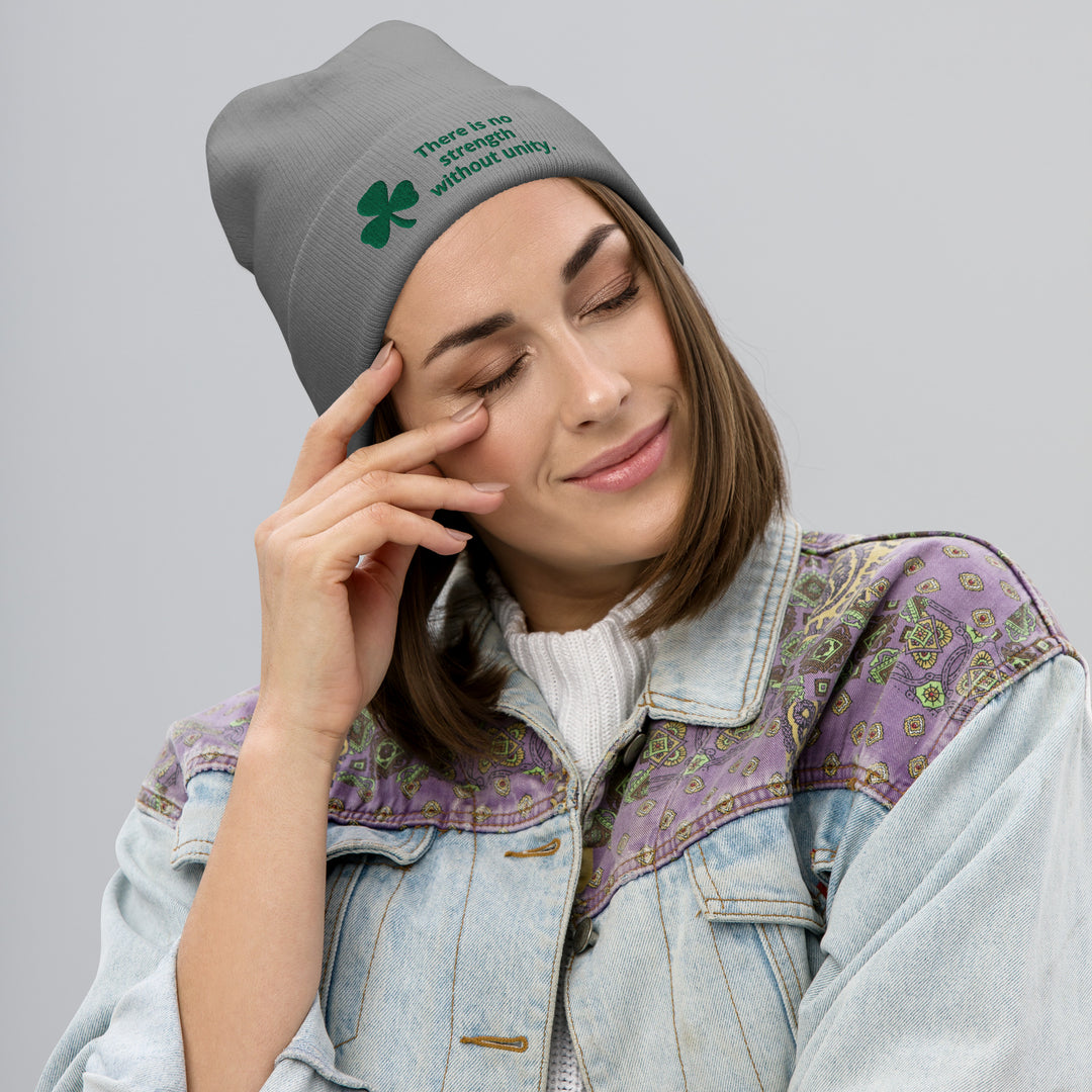 Irish Proverb Embroidered Beanie