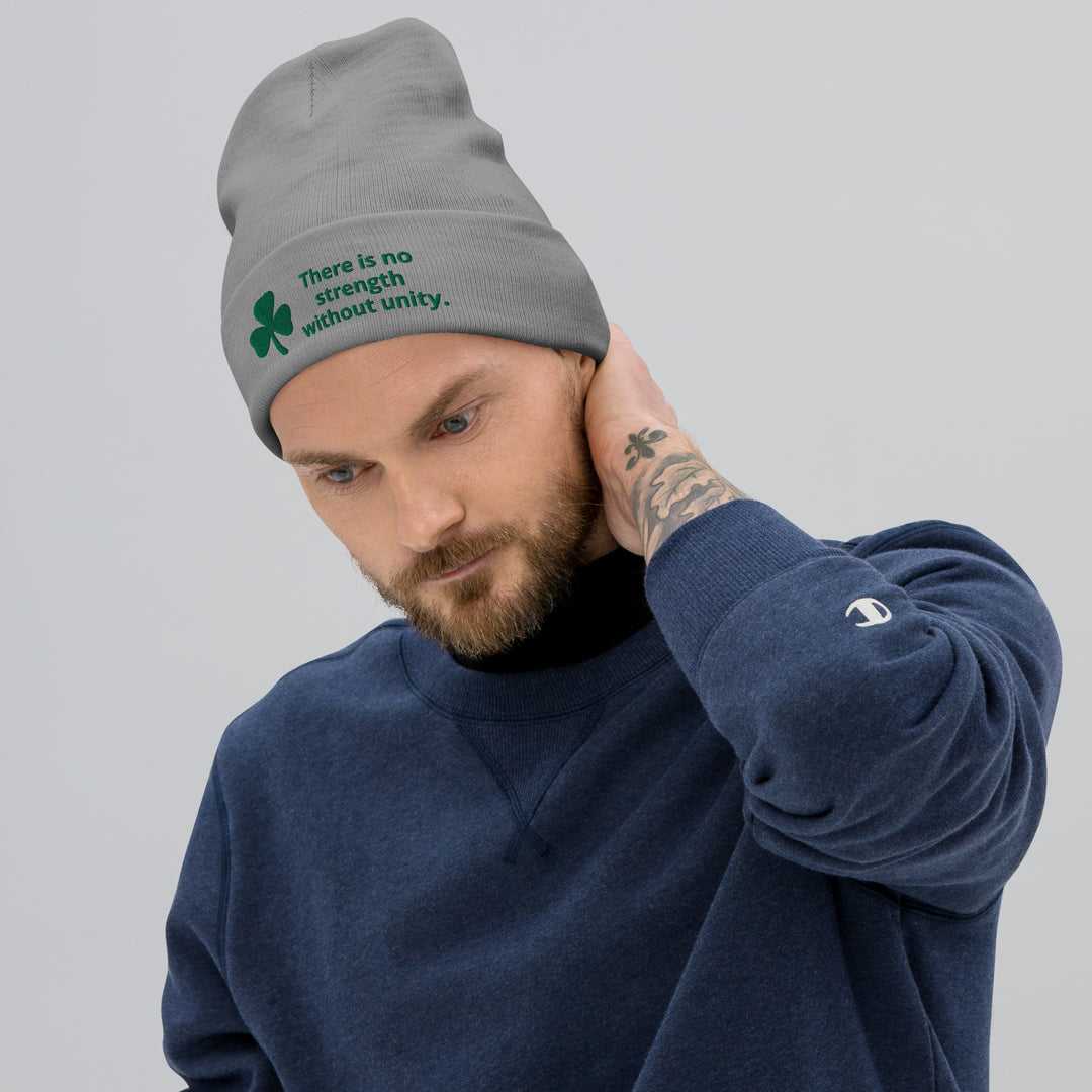 Irish Proverb Embroidered Beanie