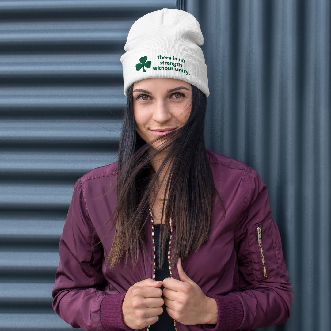 Irish Proverb Embroidered Beanie