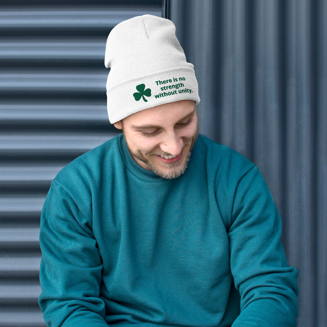 Irish Proverb Embroidered Beanie