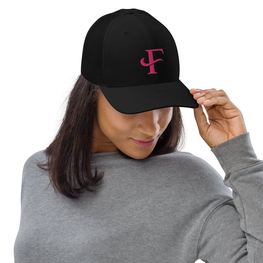 Cancer Awareness Pink F Trucker Cap