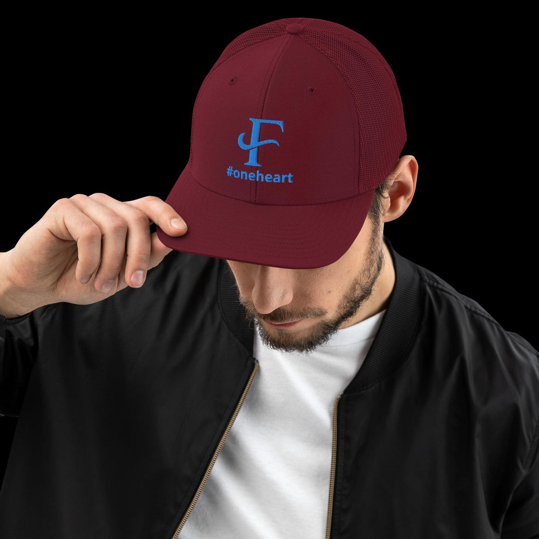 #oneheart F Trucker Cap