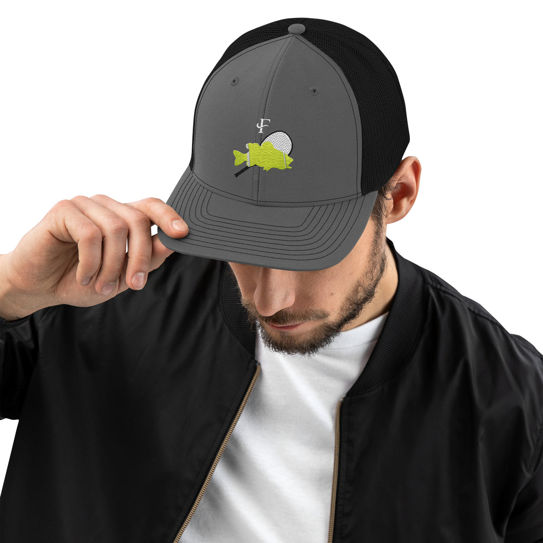 Fish Tennis Trucker Hat