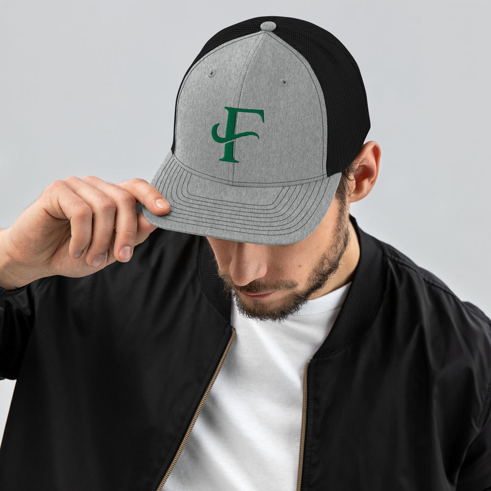 Mental Health Matters green F Trucker Cap