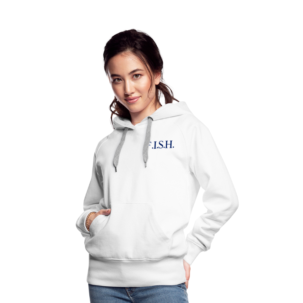 the Women’s Hoodie - white