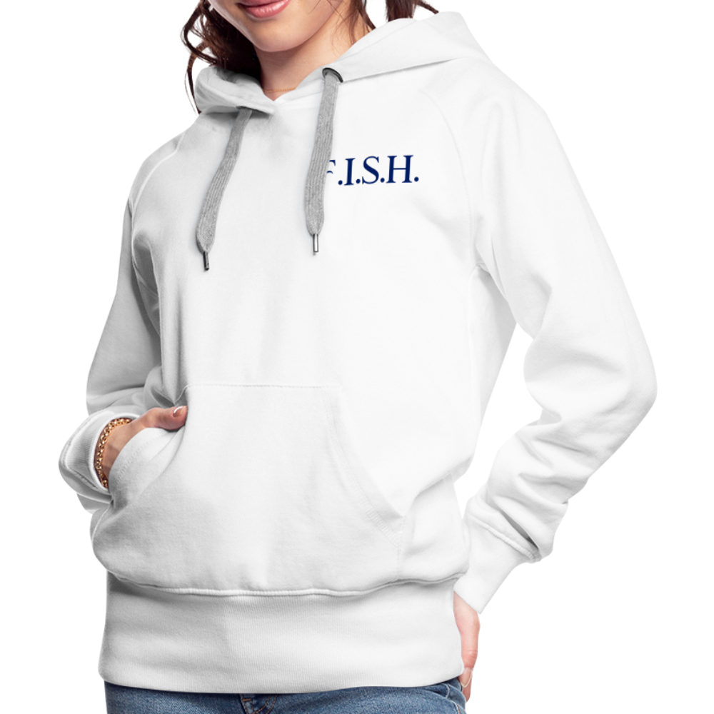 the Women’s Hoodie - white