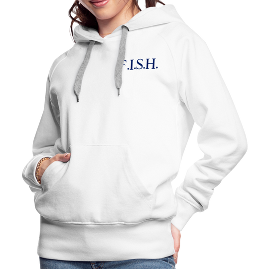 the Women’s Hoodie - white