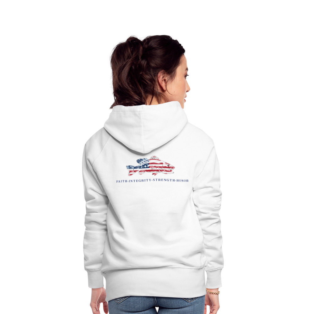 the Women’s Hoodie - white