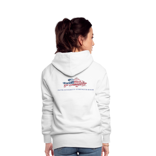 the Women’s Hoodie - white