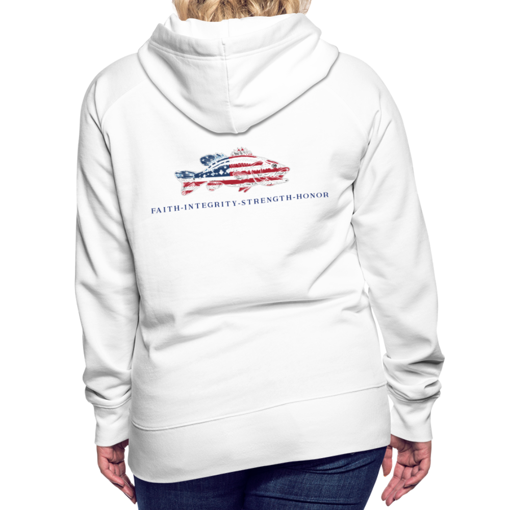 the Women’s Hoodie - white