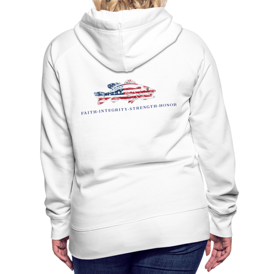 the Women’s Hoodie - white