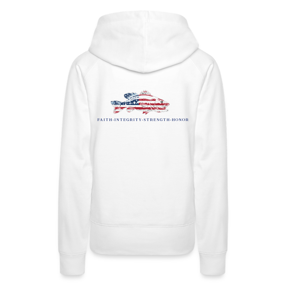 the Women’s Hoodie - white