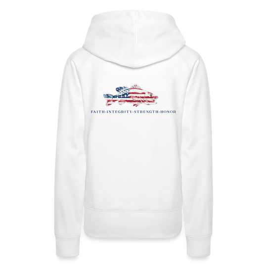 the Women’s Hoodie - white