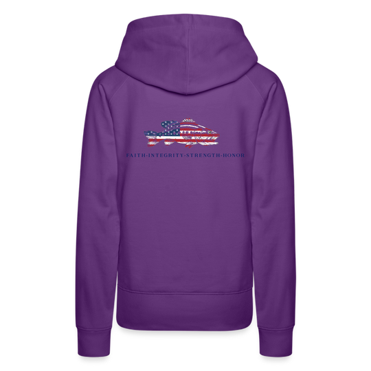 the Women’s Hoodie - purple 