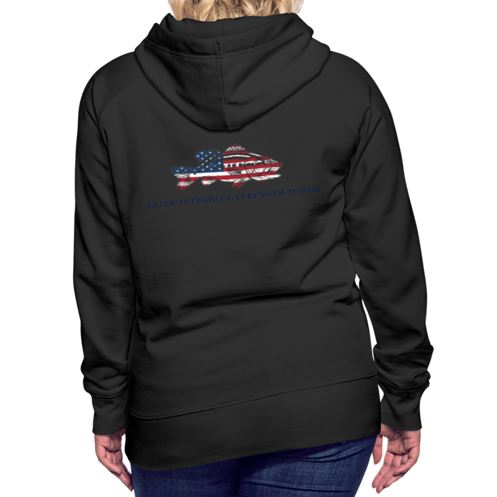 the Women’s Hoodie - black