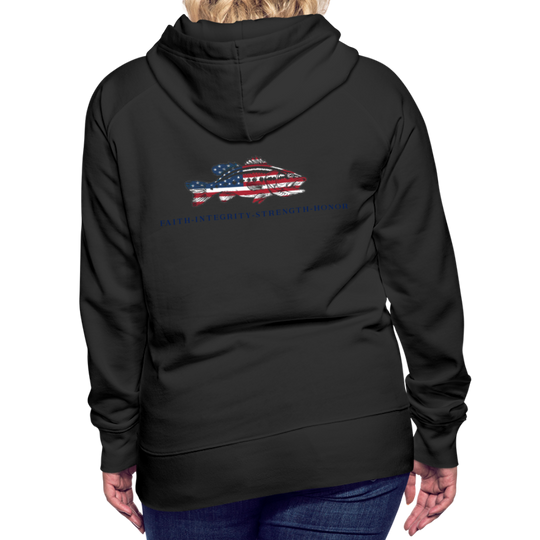 the Women’s Hoodie - black