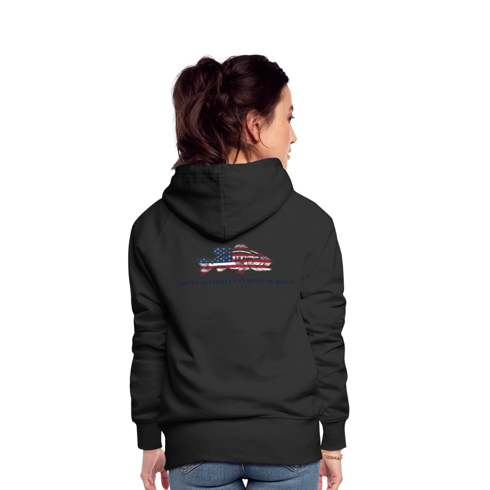 the Women’s Hoodie - black