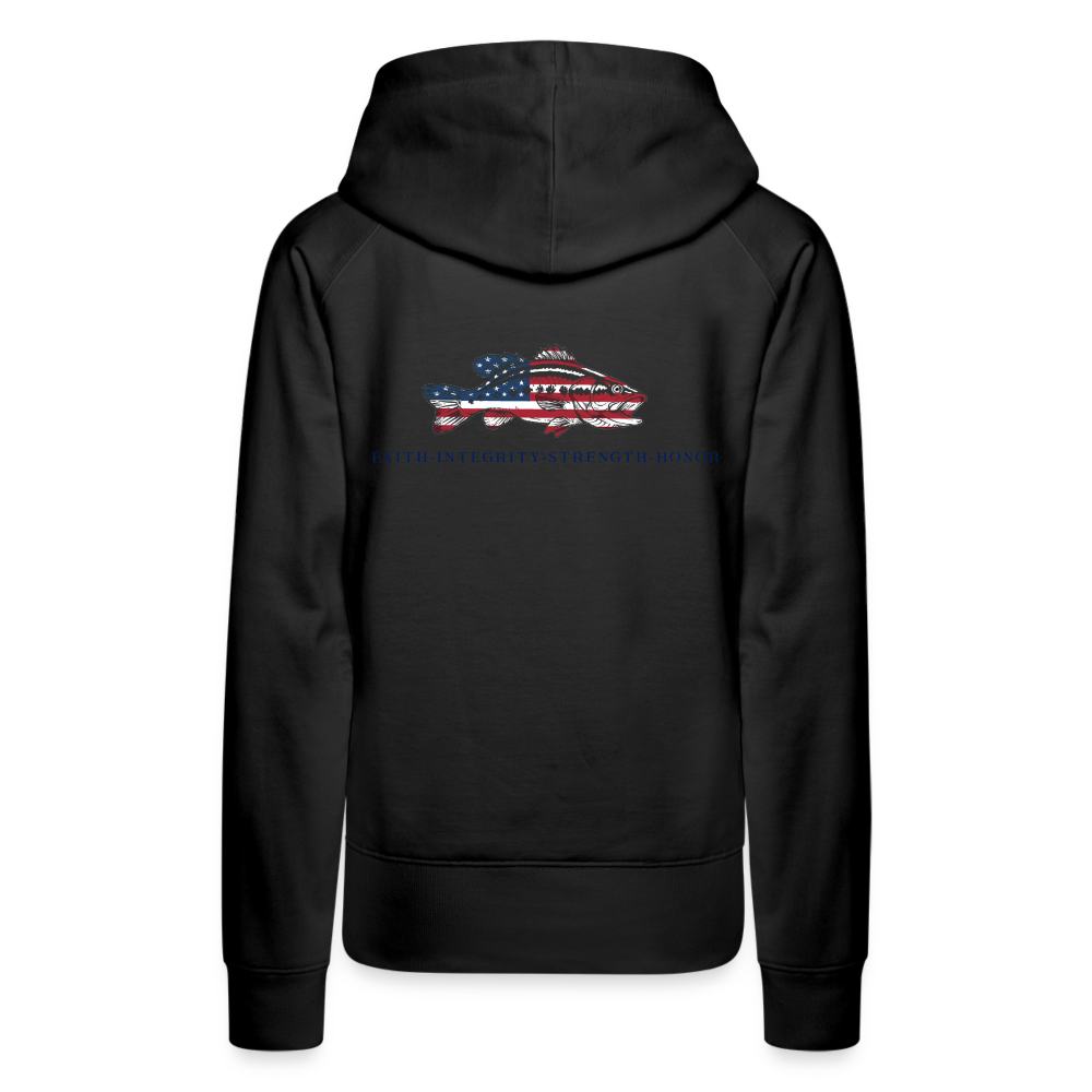 the Women’s Hoodie - black