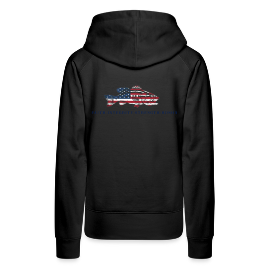 the Women’s Hoodie - black