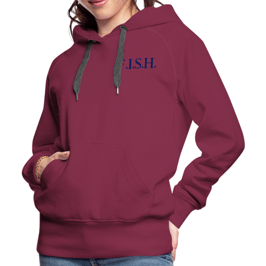 the Women’s Hoodie - burgundy