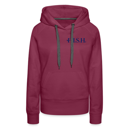 the Women’s Hoodie - burgundy