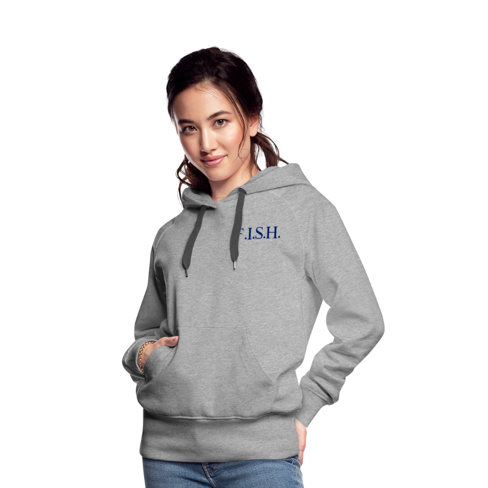 the Women’s Hoodie - heather grey