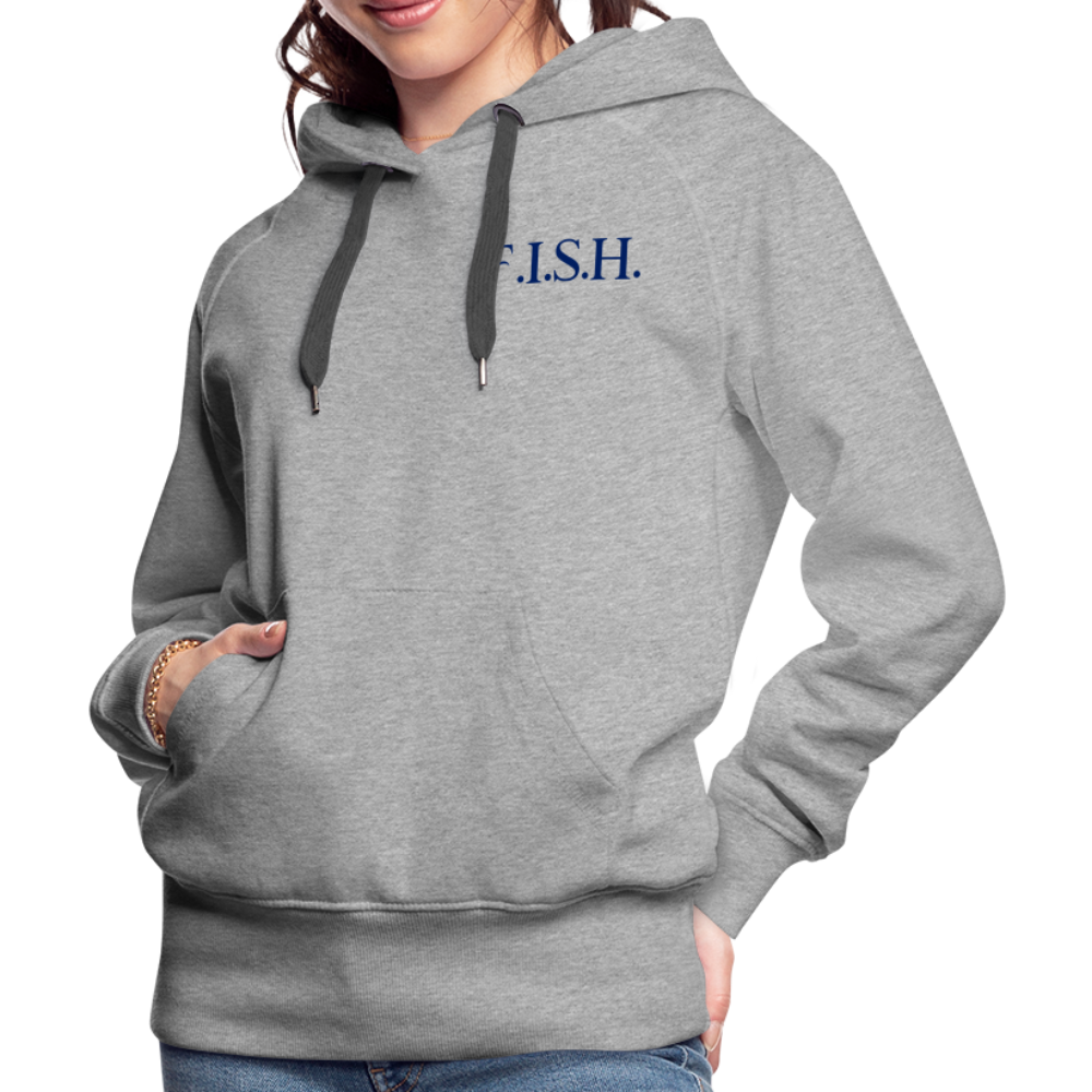 the Women’s Hoodie - heather grey