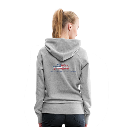 the Women’s Hoodie - heather grey