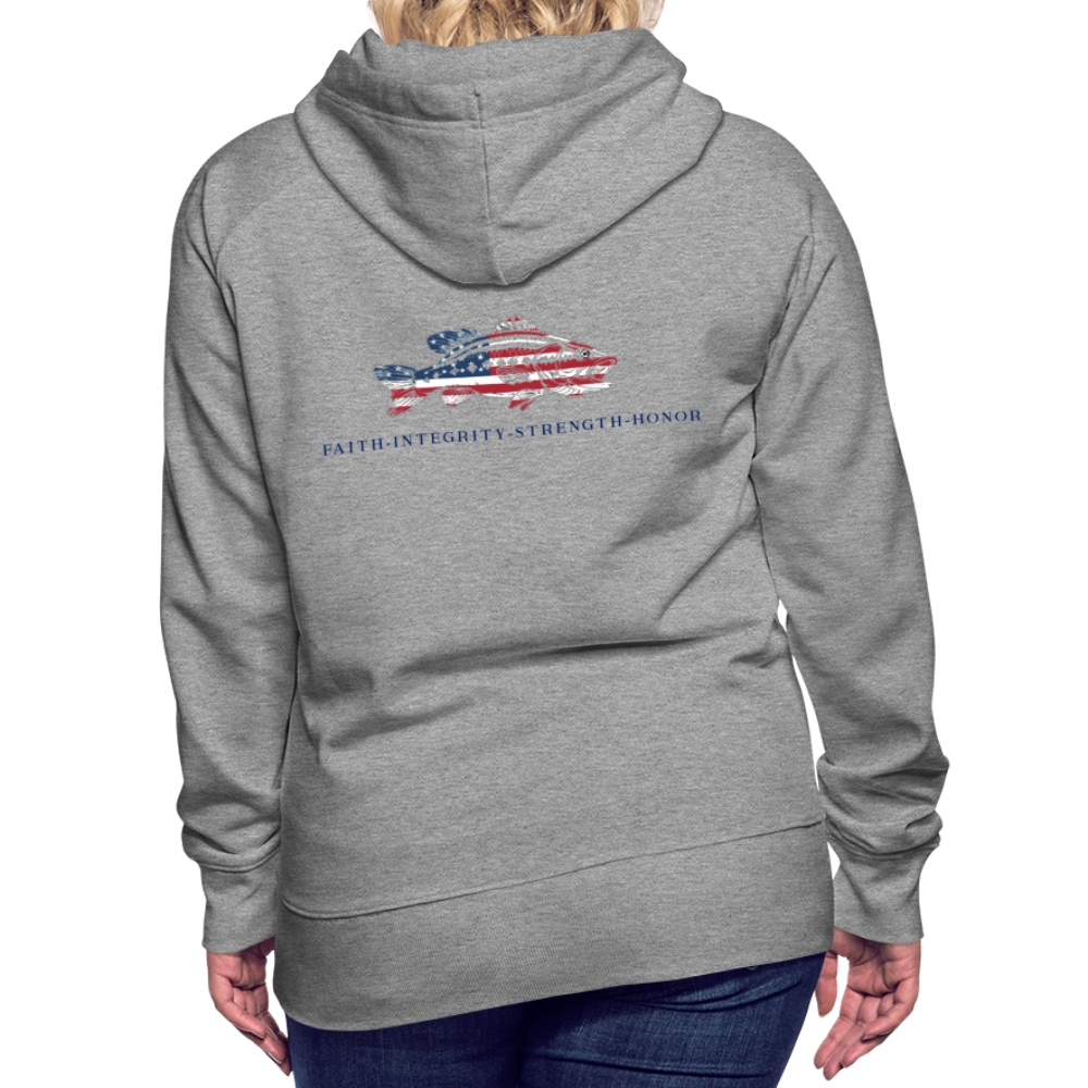 the Women’s Hoodie - heather grey