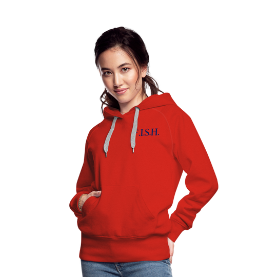 the Women’s Hoodie - red