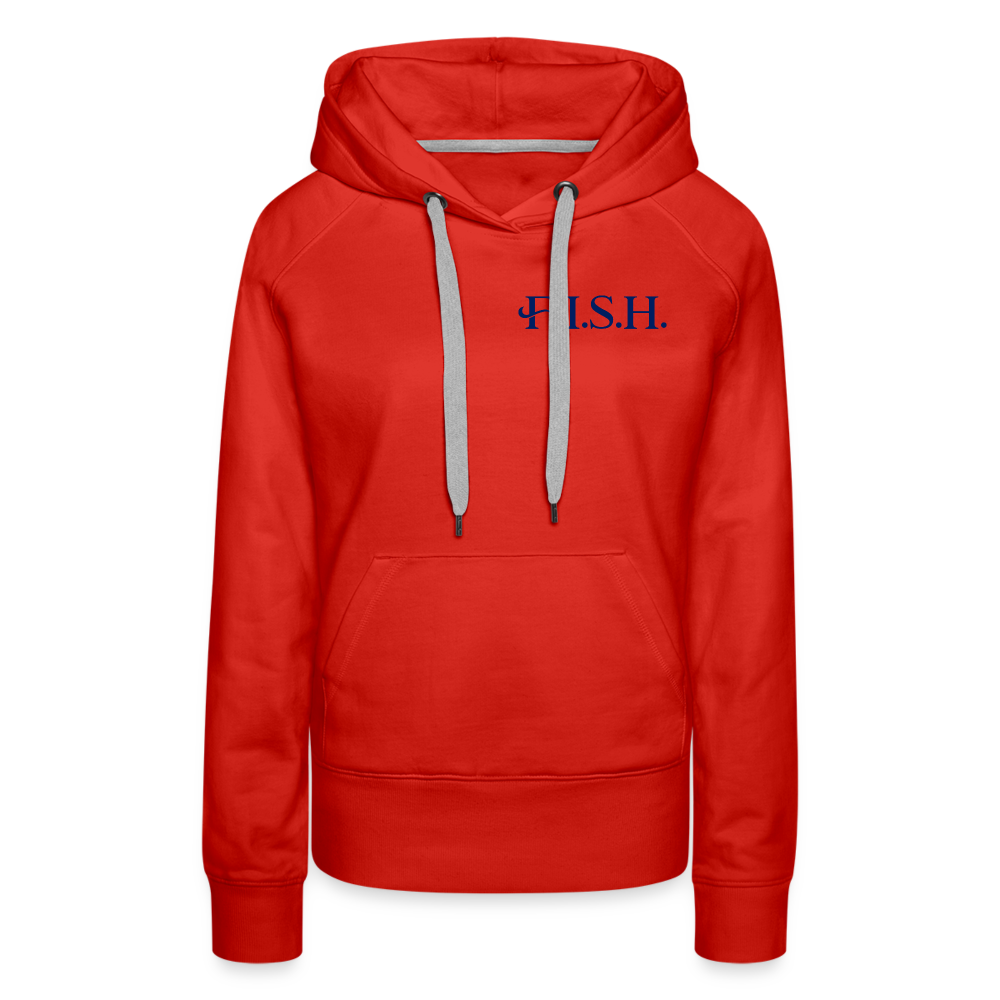 the Women’s Hoodie - red