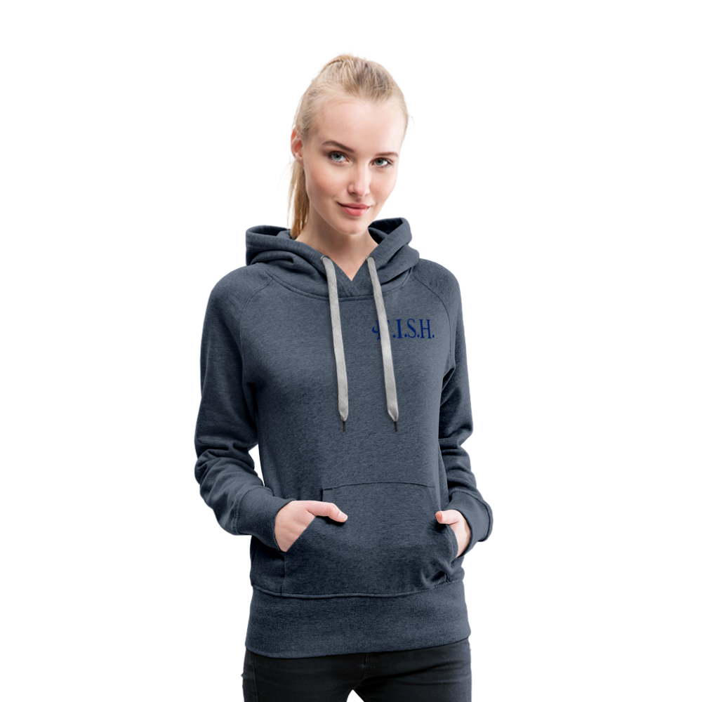 the Women’s Hoodie - heather denim