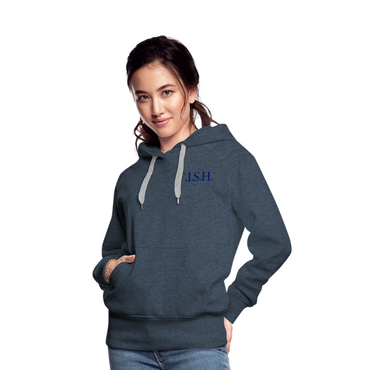 the Women’s Hoodie - heather denim