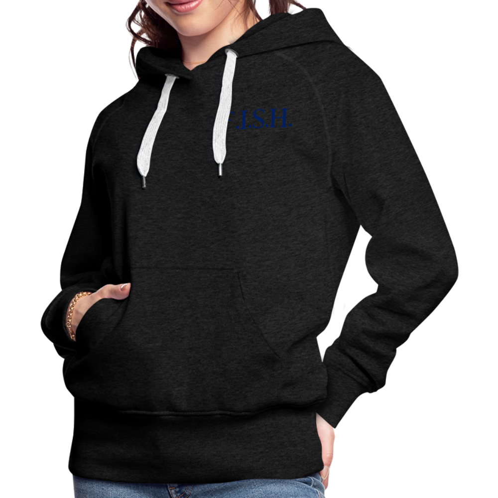 the Women’s Hoodie - charcoal grey