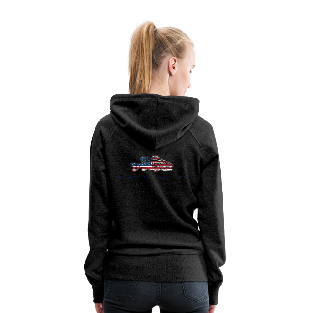 the Women’s Hoodie - charcoal grey