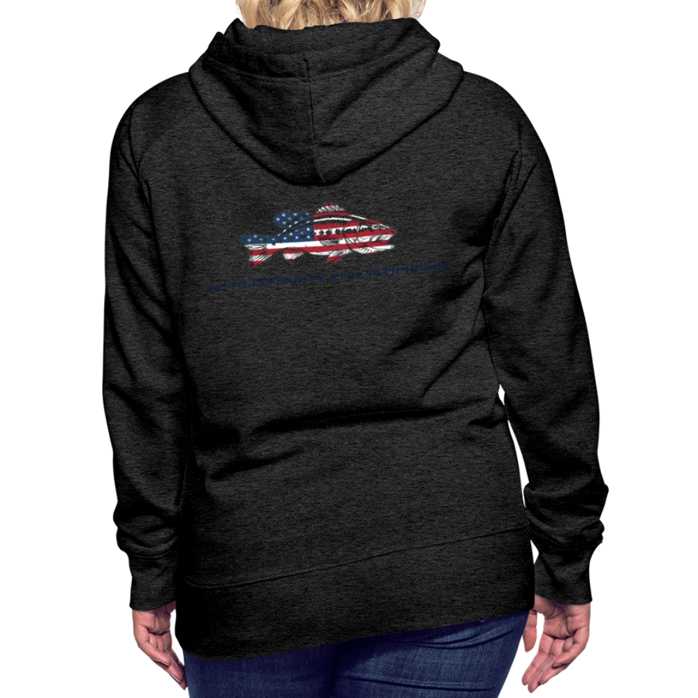 the Women’s Hoodie - charcoal grey