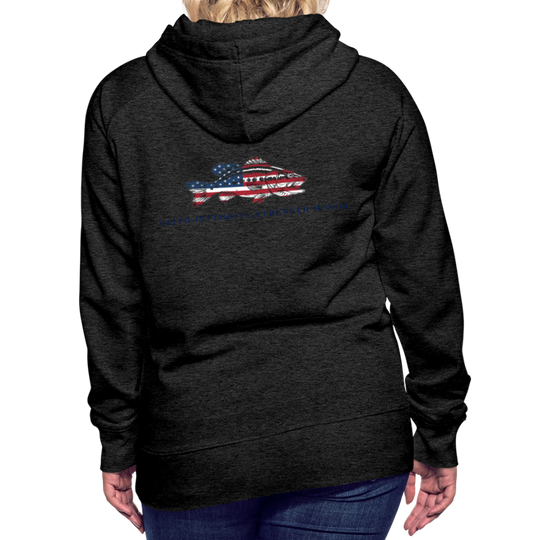 the Women’s Hoodie - charcoal grey