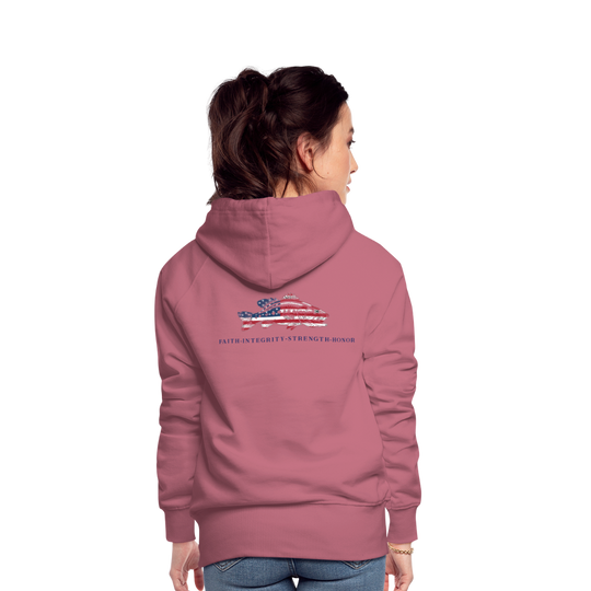 the Women’s Hoodie - mauve