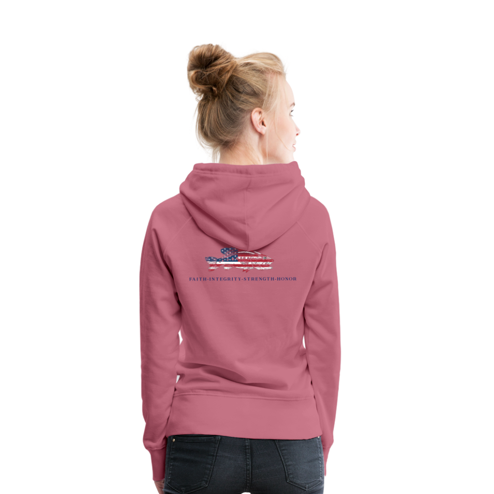 the Women’s Hoodie - mauve