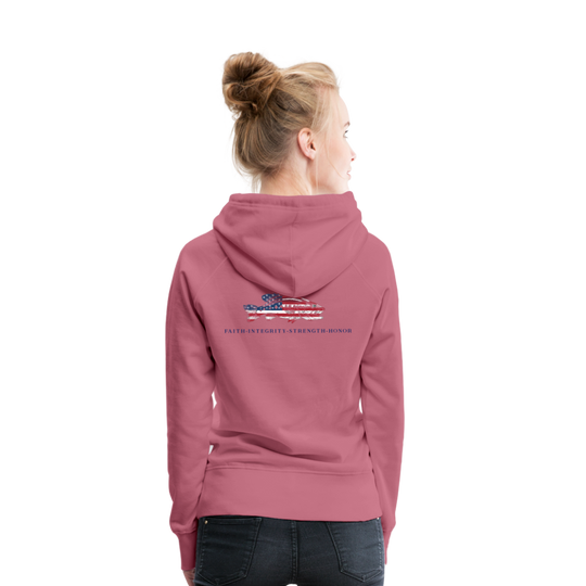 the Women’s Hoodie - mauve