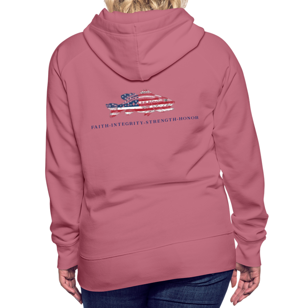 the Women’s Hoodie - mauve