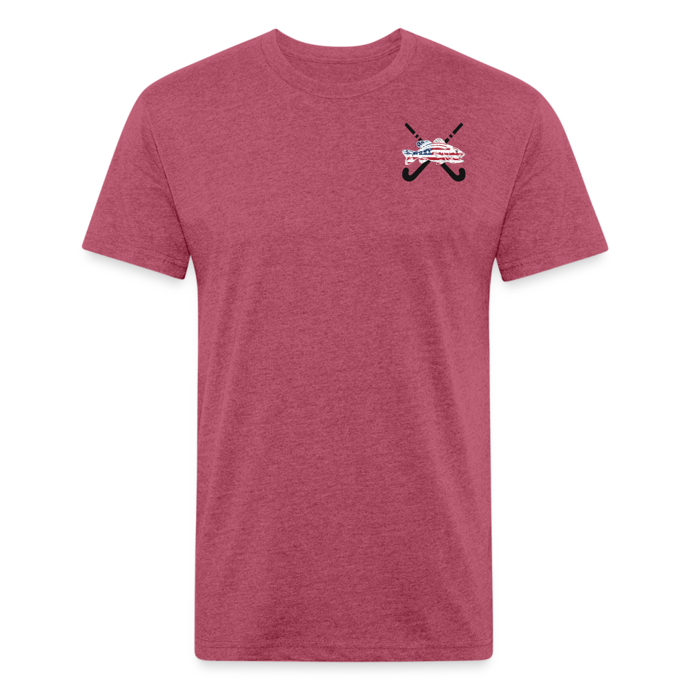 FH Fitted T-shirt - heather burgundy