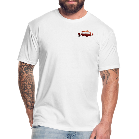 Football Fitted T-shirt - white