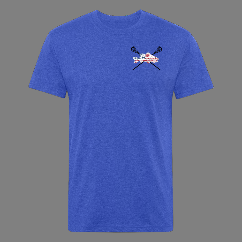 the Lax Fitted T-shirt - heather royal